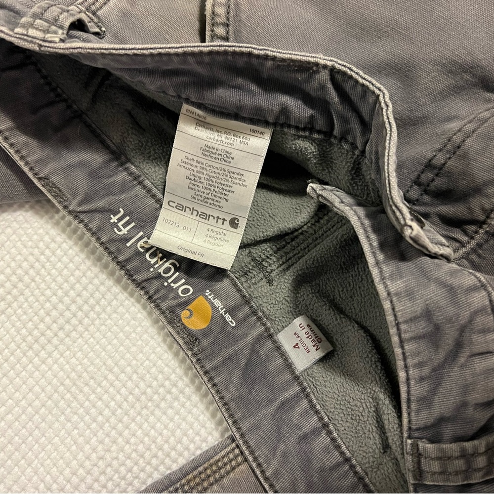 Fleece lined carharts